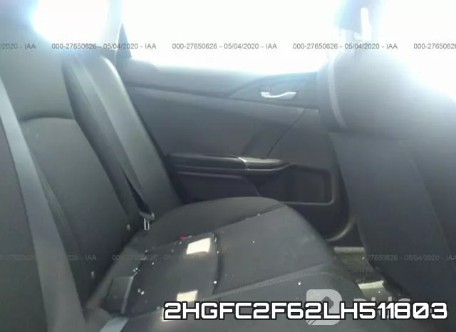2HGFC2F62LH511803 фото 8