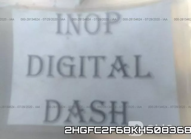 2HGFC2F68KH508368 фото 8