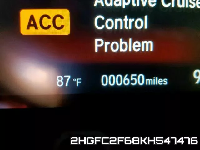 2HGFC2F68KH547476 фото 9