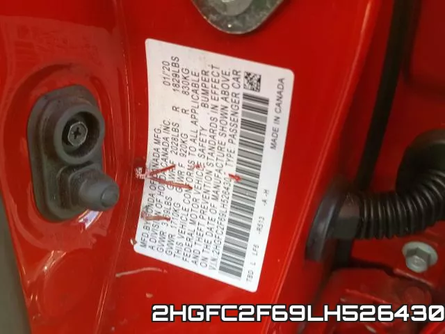 2HGFC2F69LH526430 фото 2