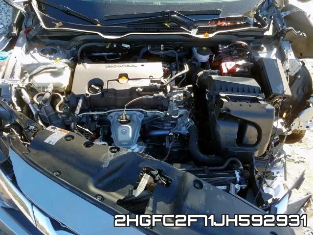 2HGFC2F71JH592931 фото 8
