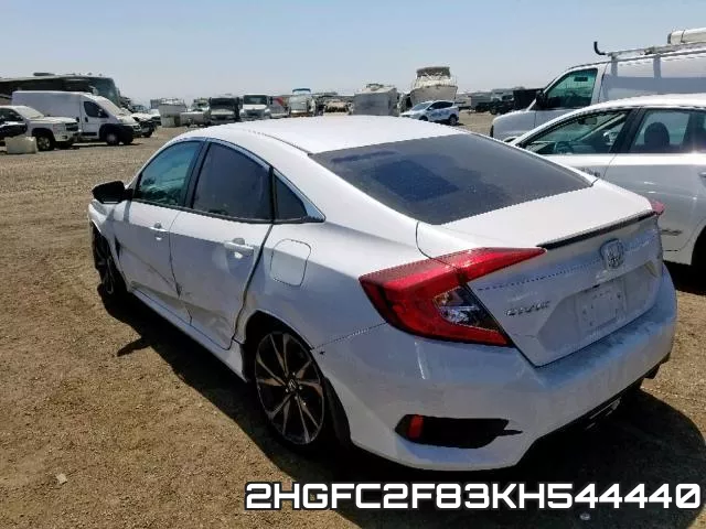 2HGFC2F83KH544440 фото 4