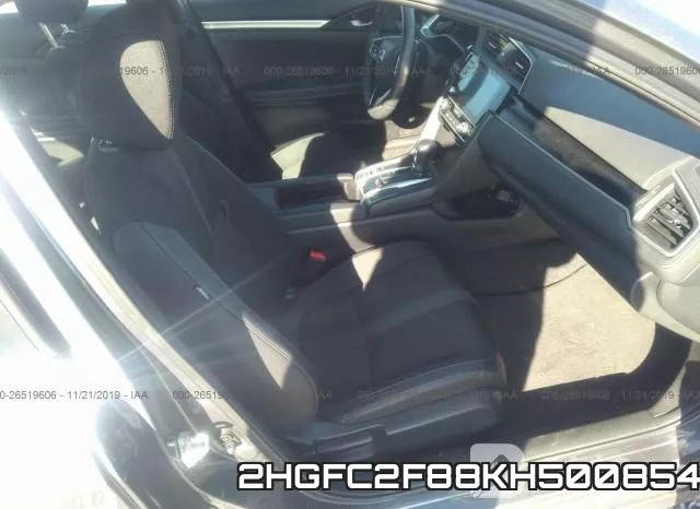 2HGFC2F88KH500854 фото 6