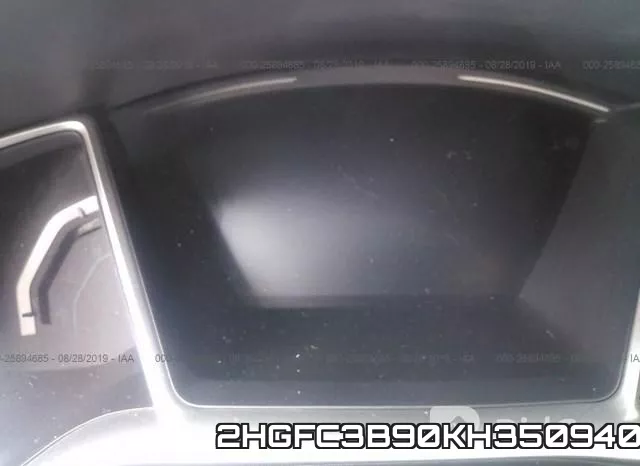 2HGFC3B90KH350940 фото 8