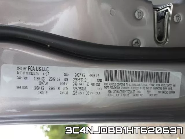 3C4NJDBB1HT620637 фото 2