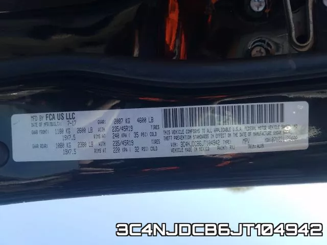 3C4NJDCB6JT104942 фото 2