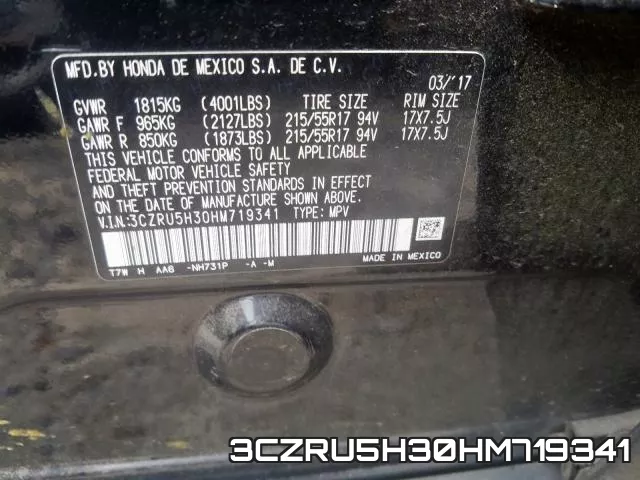 3CZRU5H30HM719341 фото 2