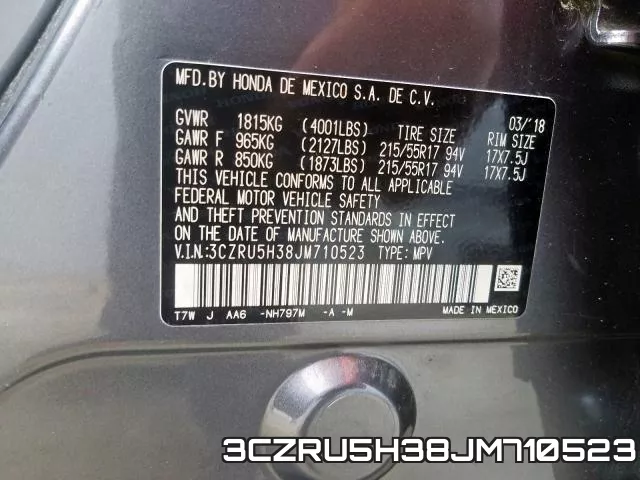3CZRU5H38JM710523 фото 2