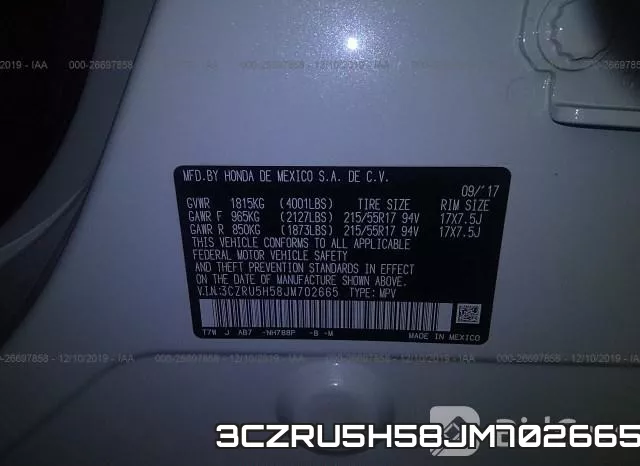 3CZRU5H58JM702665 фото 10