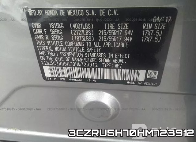 3CZRU5H70HM723912 фото 10