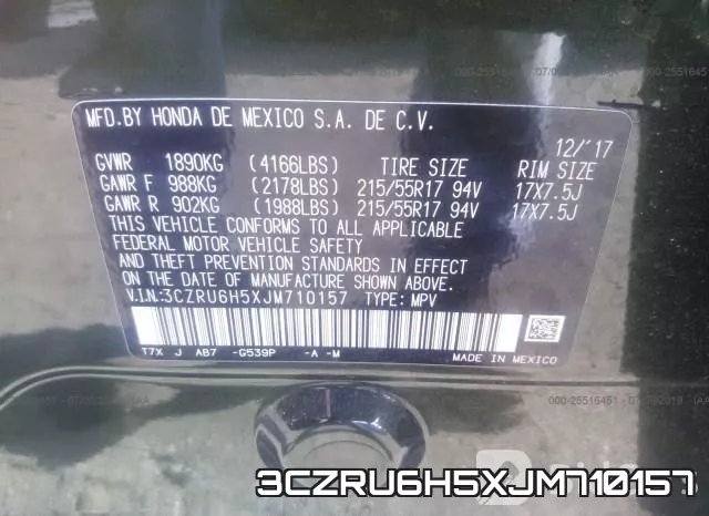 3CZRU6H5XJM710157 фото 10