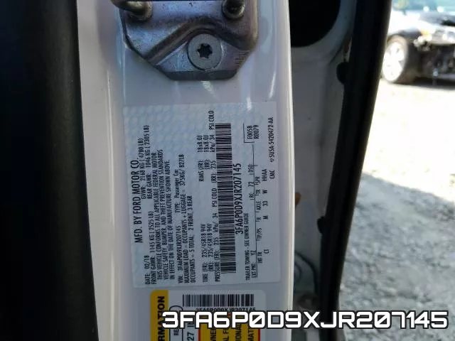 3FA6P0D9XJR207145 фото 2