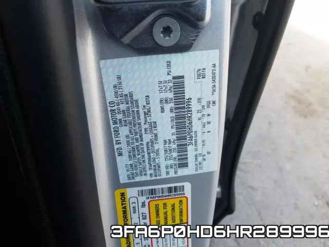 3FA6P0HD6HR289996 фото 2