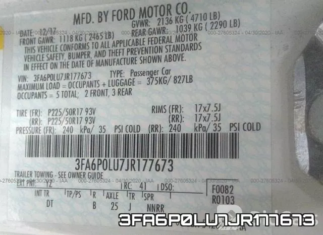 3FA6P0LU7JR177673 фото 10