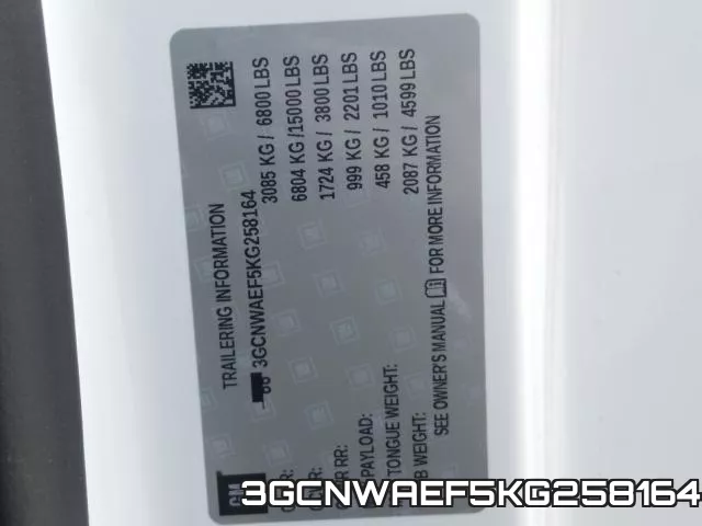 3GCNWAEF5KG258164 фото 2
