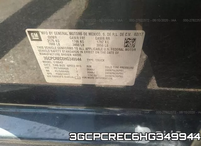 3GCPCREC6HG349944 фото 10