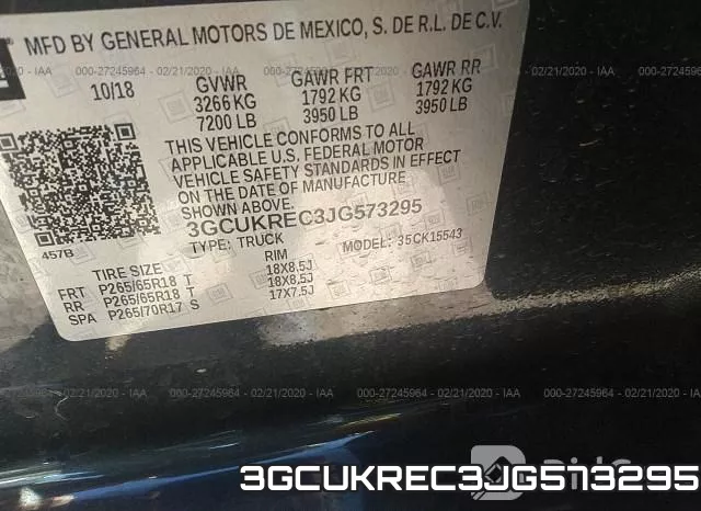 3GCUKREC3JG573295 фото 10