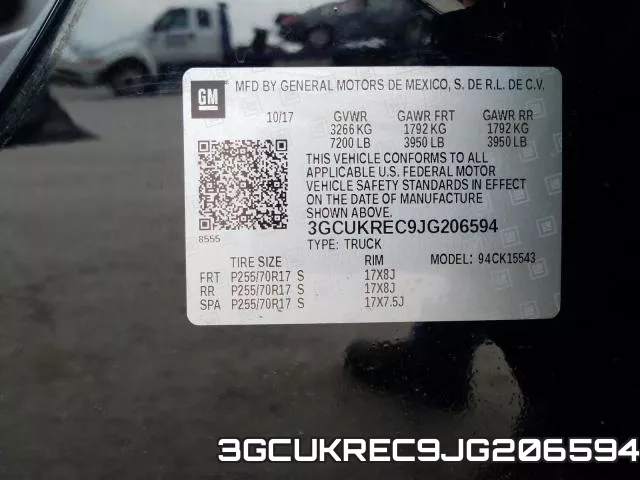 3GCUKREC9JG206594 фото 2