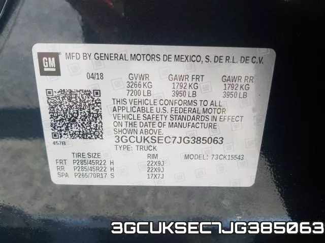 3GCUKSEC7JG385063 фото 2