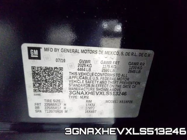 3GNAXHEVXLS513246 фото 2
