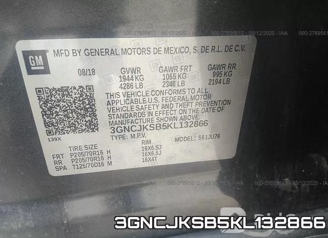 3GNCJKSB5KL132866 фото 10
