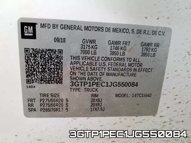 3GTP1PEC1JG550084 фото 2