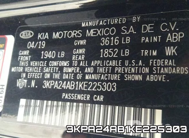3KPA24AB1KE225303 фото 10