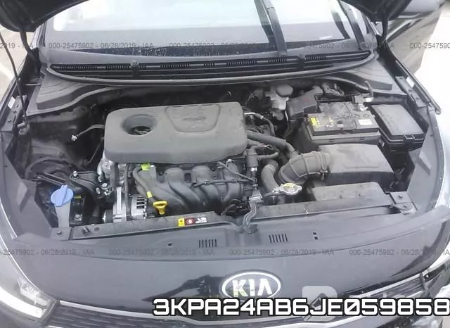 3KPA24AB6JE059858 фото 2
