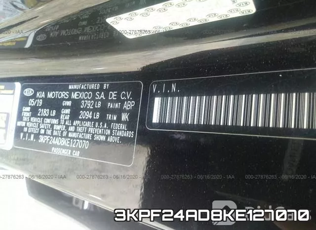 3KPF24AD8KE127070 фото 10
