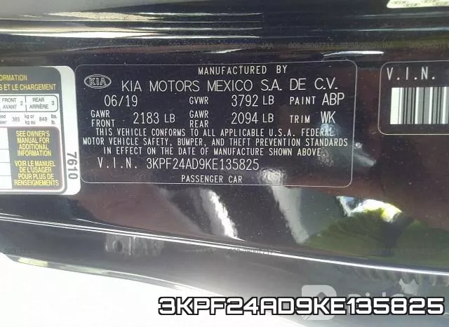 3KPF24AD9KE135825 фото 9