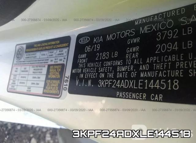 3KPF24ADXLE144518 фото 10