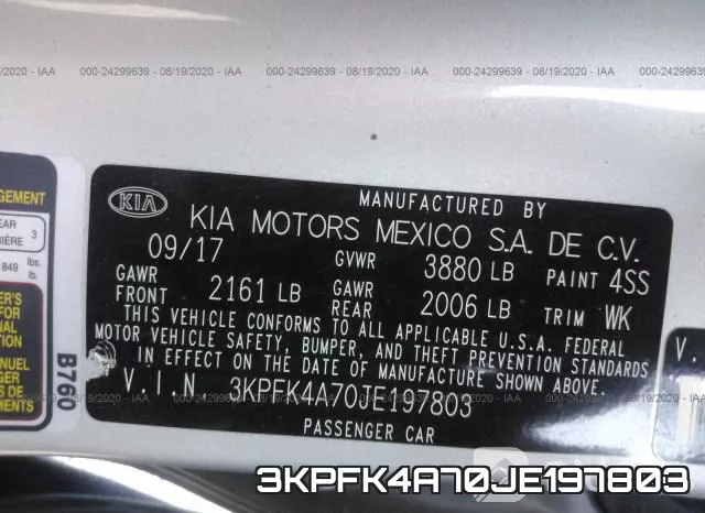 3KPFK4A70JE197803 фото 10