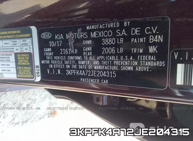 3KPFK4A72JE204315 фото 10