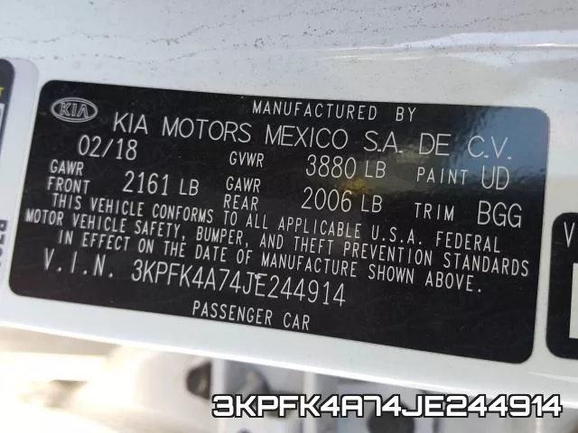3KPFK4A74JE244914 фото 2