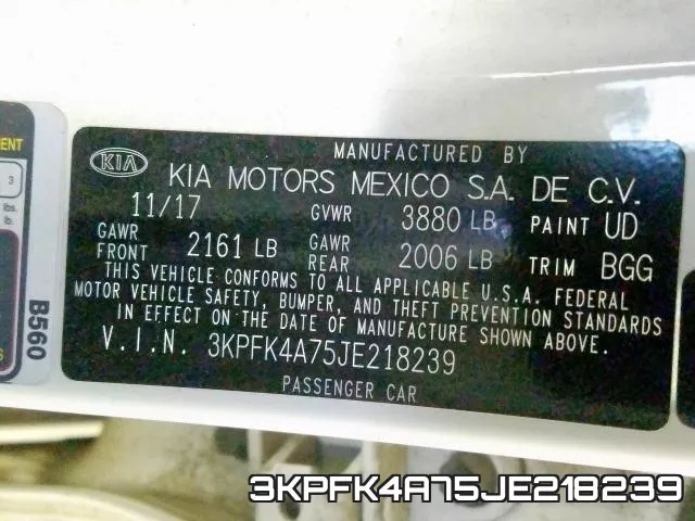 3KPFK4A75JE218239 фото 2