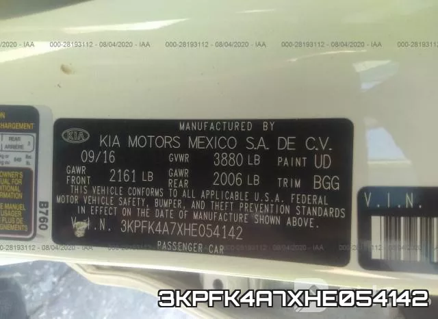 3KPFK4A7XHE054142 фото 10