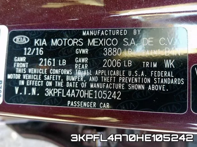 3KPFL4A70HE105242 фото 2