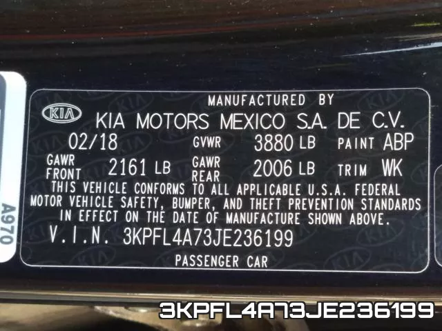 3KPFL4A73JE236199 фото 2