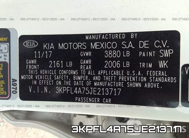 3KPFL4A75JE213717 фото 9