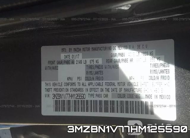 3MZBN1V77HM125590 фото 10