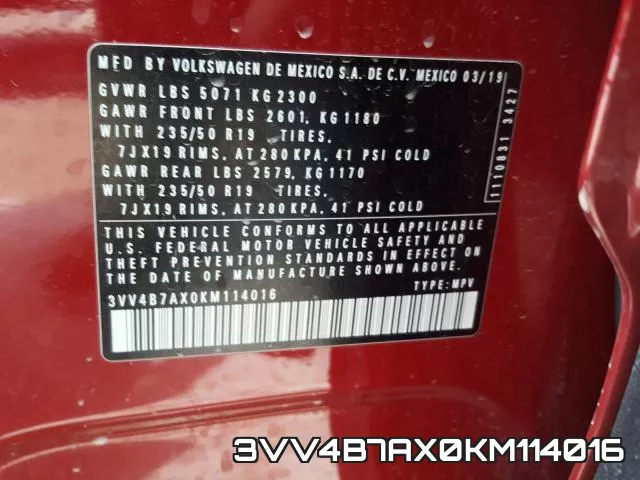 3VV4B7AX0KM114016 фото 2