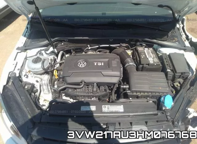3VW217AU3HM076768 фото 2