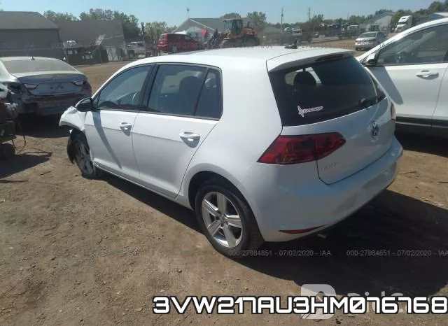 3VW217AU3HM076768 фото 4