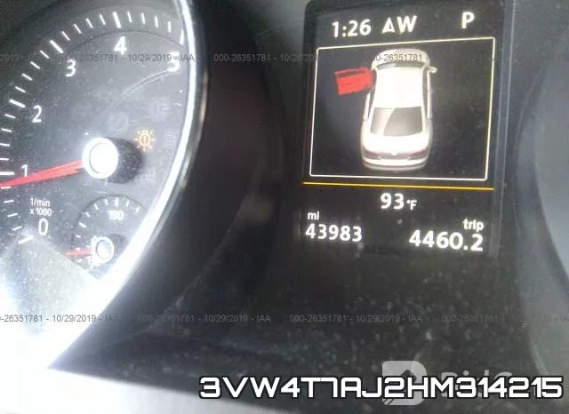 3VW4T7AJ2HM314215 фото 8