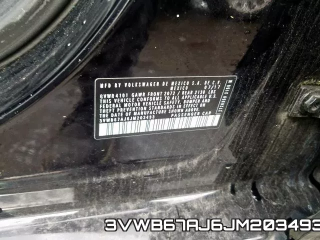 3VWB67AJ6JM203493 фото 2