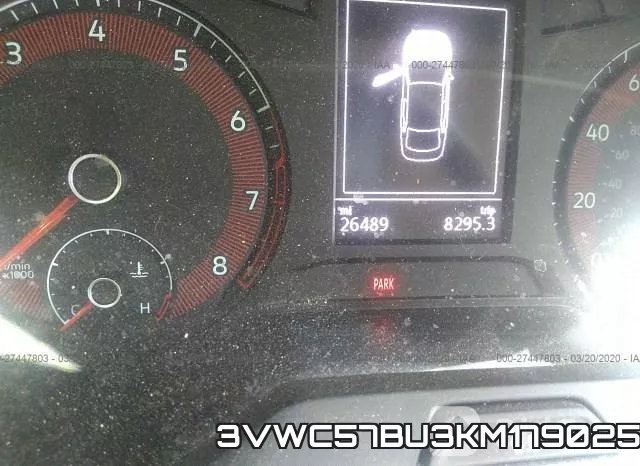 3VWC57BU3KM179025 фото 8