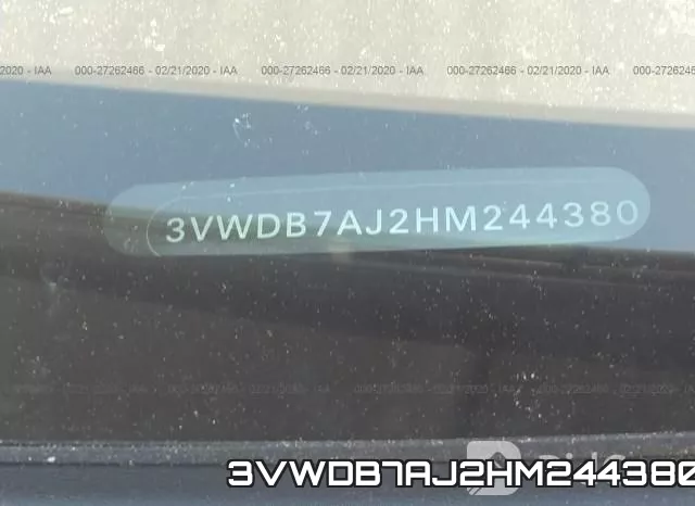 3VWDB7AJ2HM244380 фото 10