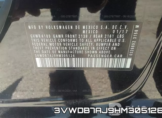 3VWDB7AJ9HM305126 фото 10