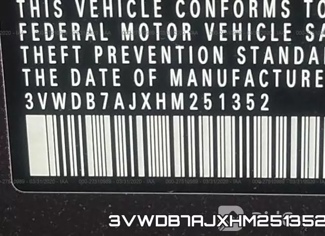 3VWDB7AJXHM251352 фото 9