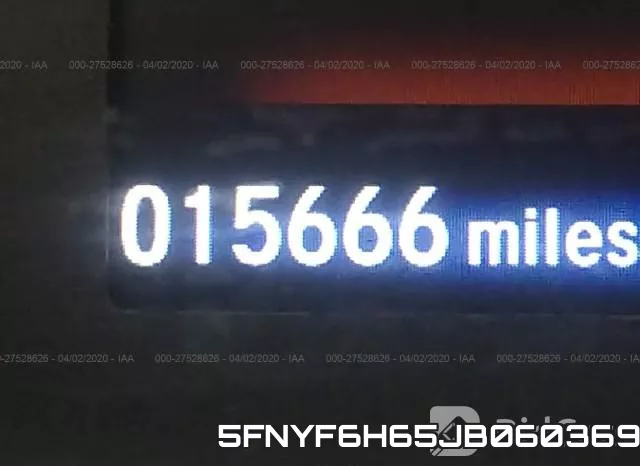5FNYF6H65JB060369 фото 8